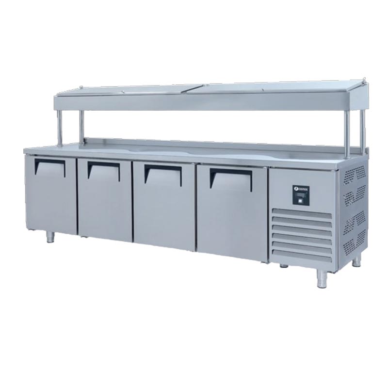 Iceinox PTS.H.560.CR Make Up Yüksek Buzdolabı, 4 Kapılı