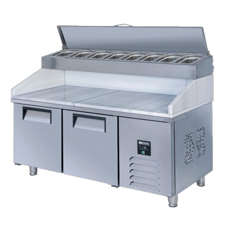 Iceinox PTS.HM.650.CR Mermerli Make Up Buzdolabı, 250x70x130 cm